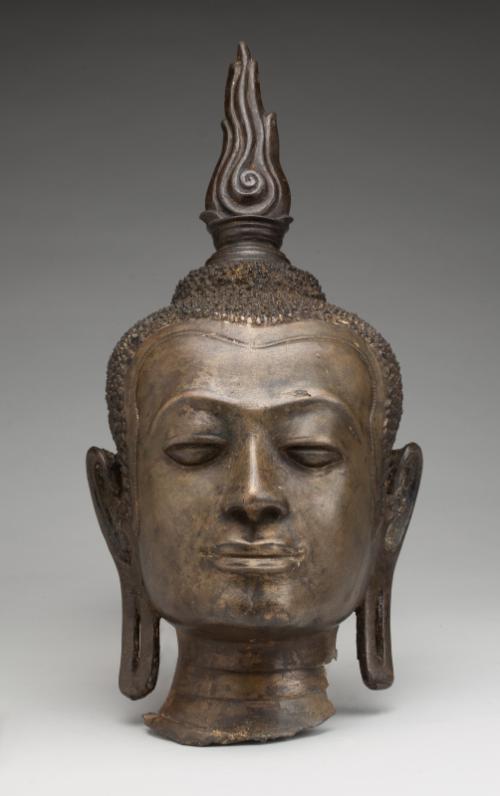 Head of a Buddha image