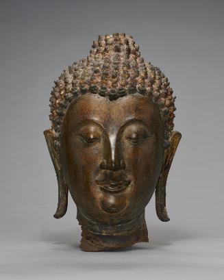 Head of a Buddha image