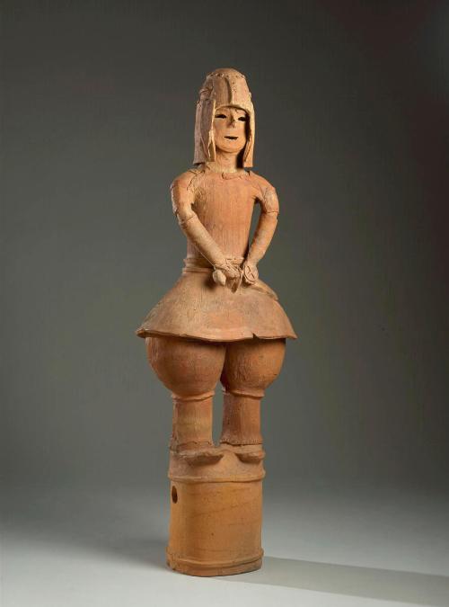 Haniwa in the form of a warrior