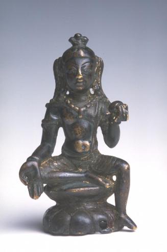 A bodhisattva, perhaps Manjushri