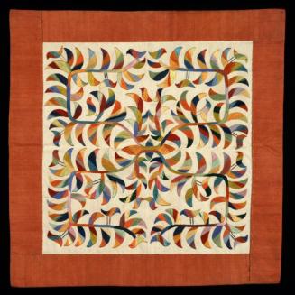 Wrapping cloth (bojagi) with tree of life motif