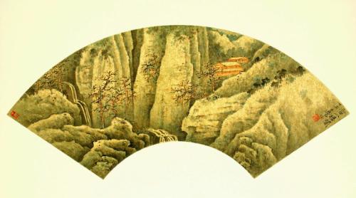 Landscape of All Seasons, One of a Set of 8