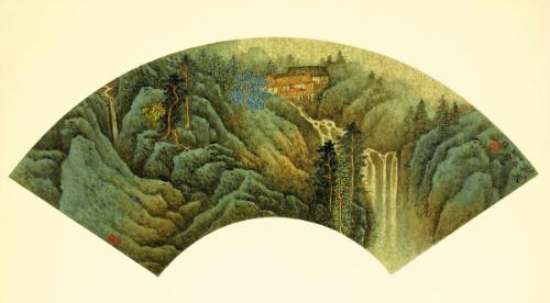 Landscape of All Seasons, One of a Set of 8