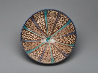 Bowl with panel-style decoration