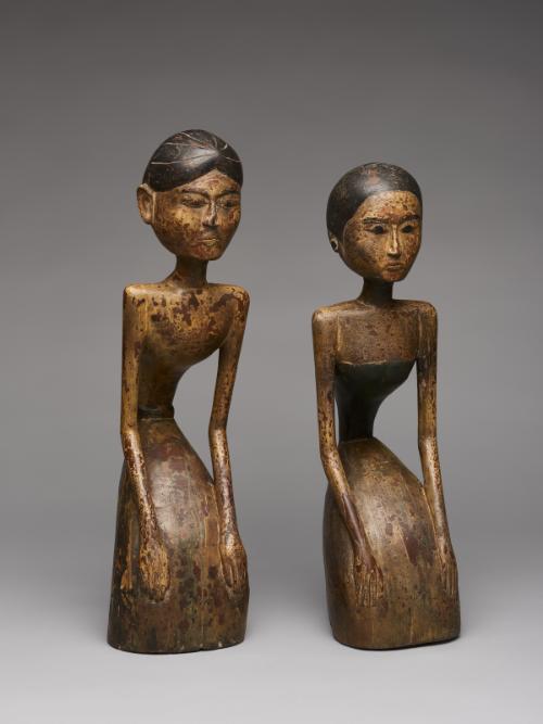 Pair of ceremonial figures (loro blonyo)