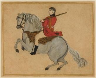 Colonel James Skinner (1778-1841) on a prancing horse