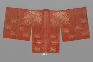 Noh costume (choken) with phoenix and paulownia design