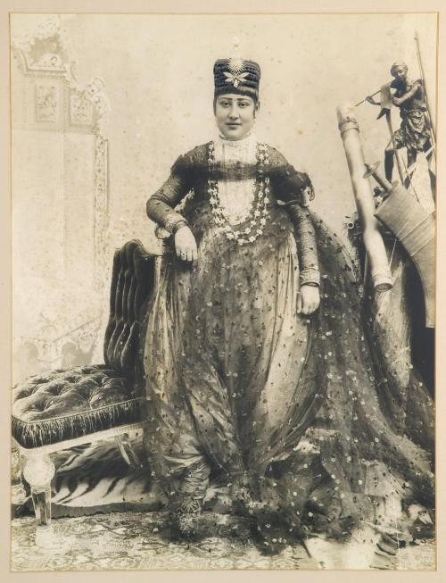 Wife of Maharaja Teen Chandra Shamsher Jang Bahadur Rana of Nepal