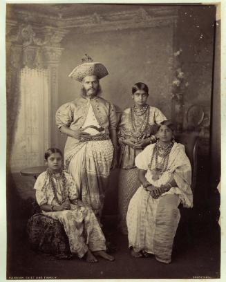 Kandian Chief and Family