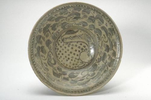 Bowl with fish design