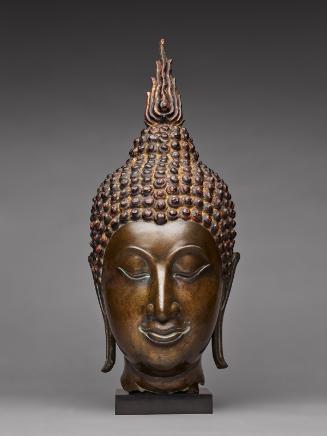 Head of a Buddha image