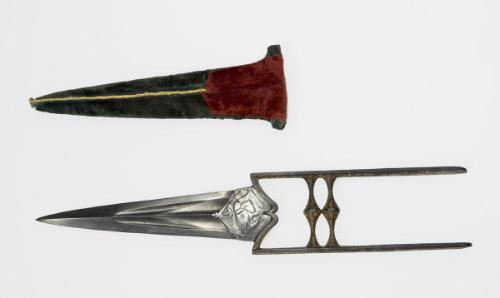 Punch dagger (jamadhar) and sheath