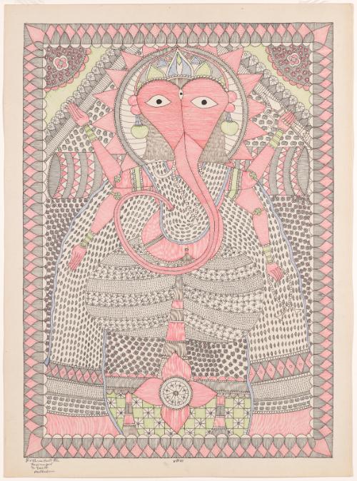 Ganesha with Chaturdal Kamal