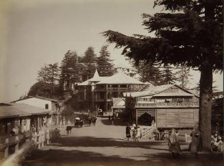 Mall near post office, Simla