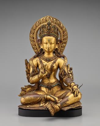 The deity Green Tara