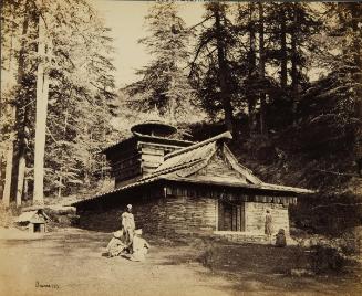 Simla, Temple near waterfall