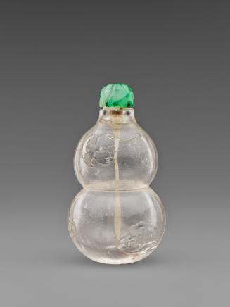 Snuff bottle in the shape of a double gourd