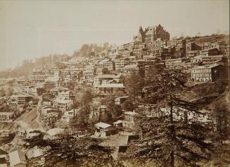 View of the Bazaar, Simla