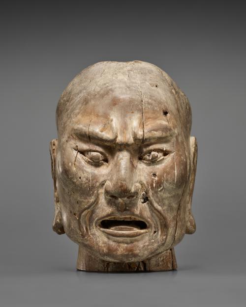 Head of an arhat (Chinese: luohan)