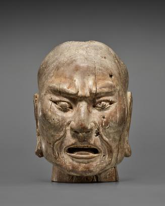 Head of an arhat (Chinese: luohan)