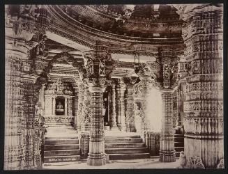 Interior view, Jain temple