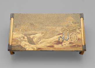 Desk with imperial oxcart design