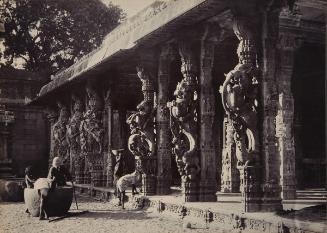 Kalyana mandapa (Marriage Hall) of Jalakanteshvara Temple, View of outer enclosure