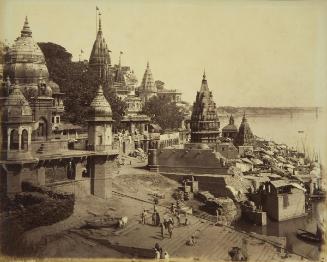 Cremation ghat at Benares (Varanasi)