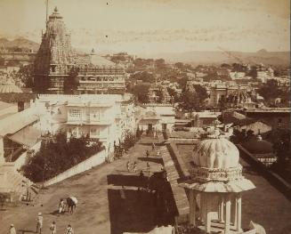 Udaipur city from the palace gate