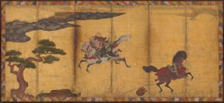 The battle of Awazugahara, from The Tale of the Heike