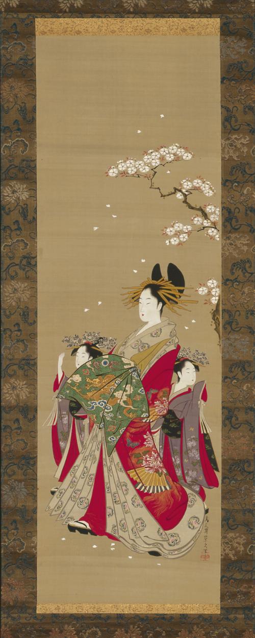 Three types of beauties in Edo, set of three