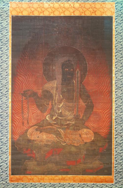 The Buddhist deity Achala Vidyaraja (Fudo Myoo)