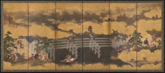 Battle at Uji Bridge, from The Tale of the Heike