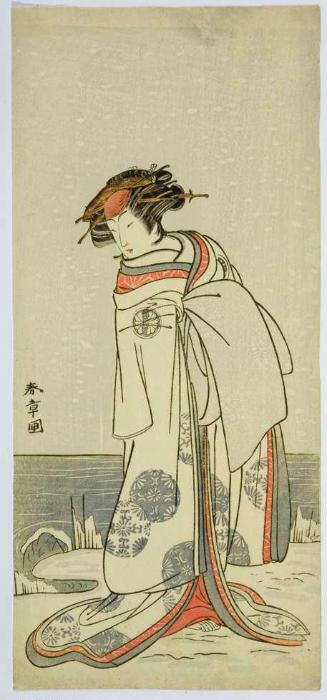 The actor Segawa Kikunojo III as the Heron Maiden