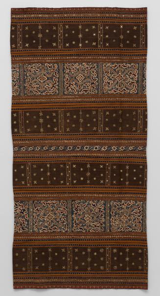 Woman's ceremonial skirt (tapis kaca)