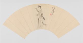 Embracing a Zither Qin, in the Manner of Li Gonglin