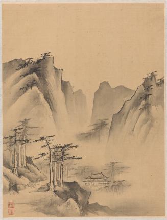 Landscapes of the Four Seasons (One of Eight Leaves)