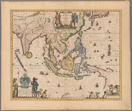 India, quae Orientalis dicitur, et Insulae Adiacentes; (Map of) The Indies, called eastern, and neighboring islands