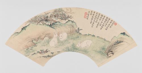 Rabbits in Landscape