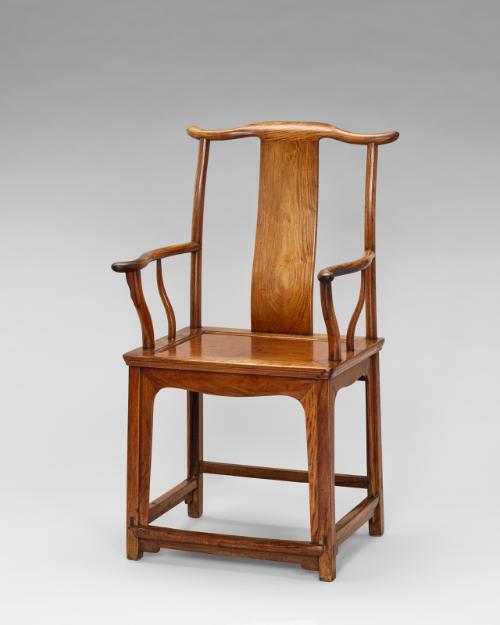 Yoke-back armchair (guanmaoyi), one of a pair