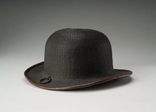 Rattan bowler hat