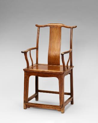 Yoke-back armchair (guanmaoyi), one of a pair