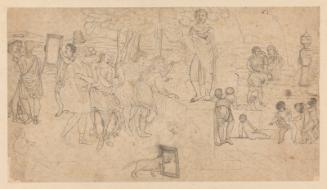 Allegorical drawing after an unidentified European original