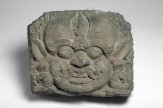 Architectural fragment with demon head
