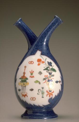 Double-necked vase