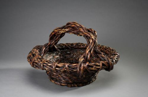 Offering basket with handle