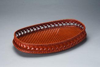 Basket with Diamond Twill Plaiting