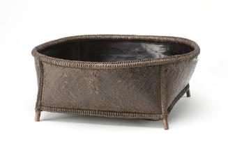 Chinese-style charcoal basket (sumikago) for the Way of Tea