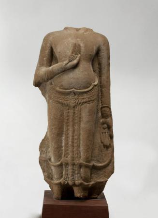 Torso of a standing Buddha