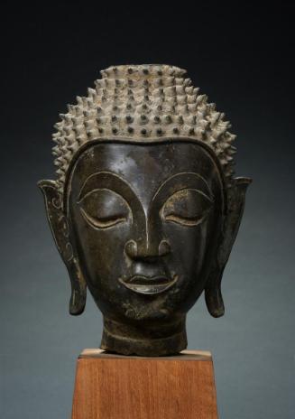 Head of a Buddha image